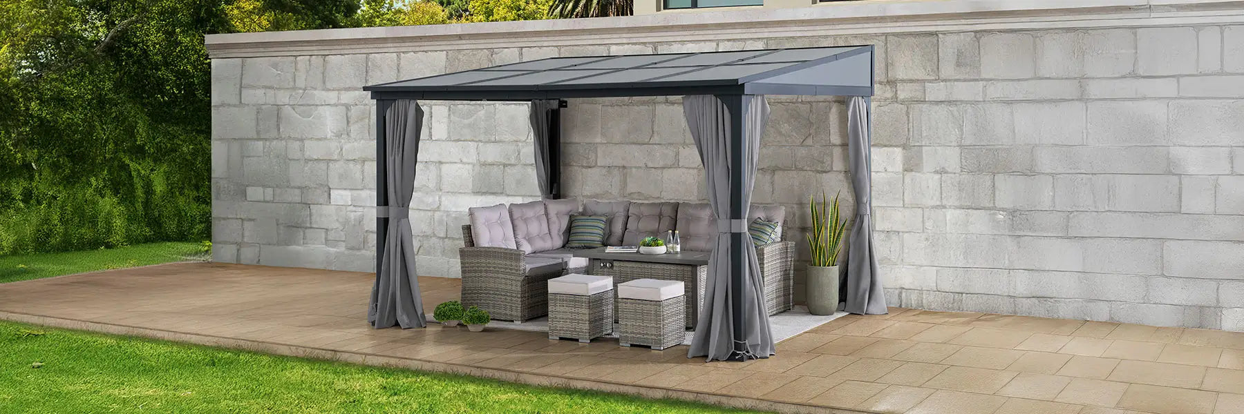 Wall-Mounted Gazebos