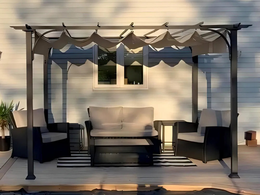 Architectural Symmetry: How to Pair Your Modern Pergola with Luxury Furniture