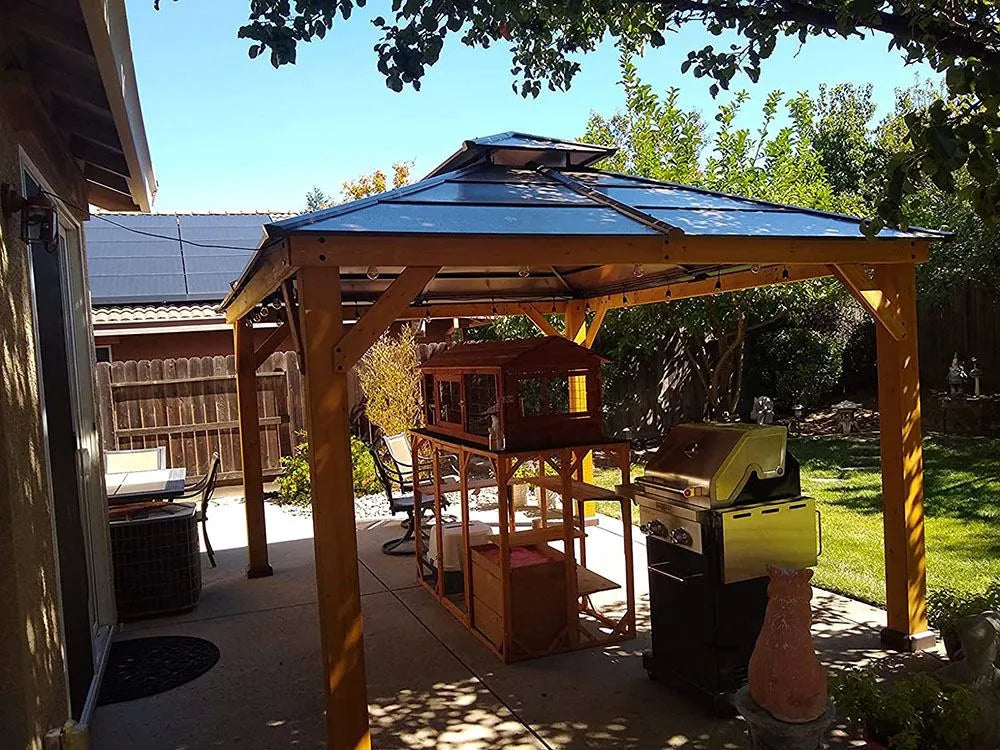 BBQ Setup Ideas with a Grill Gazebo
