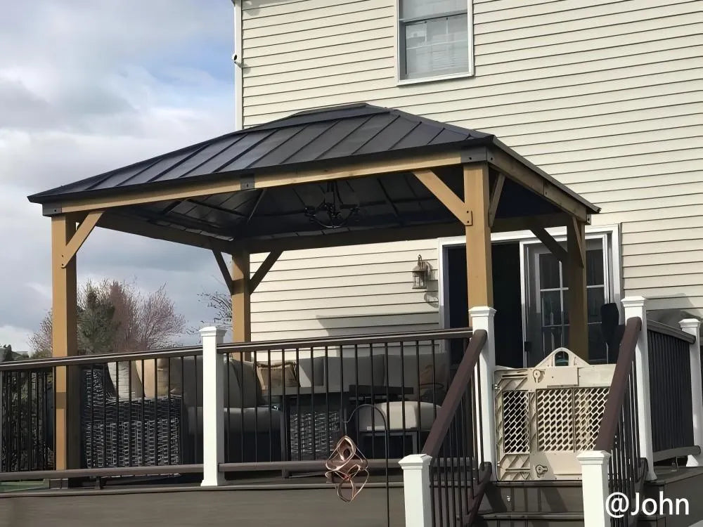 Can I Put a Gazebo on Decking or a Patio?