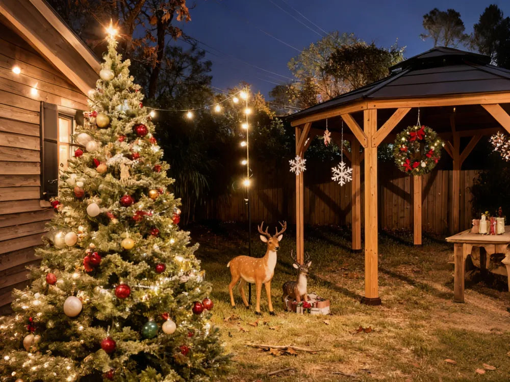 How to Decorate Your Gazebo for Christmas？
