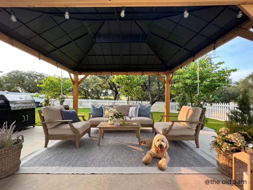How to Protect Outdoor Furniture with a Gazebo？