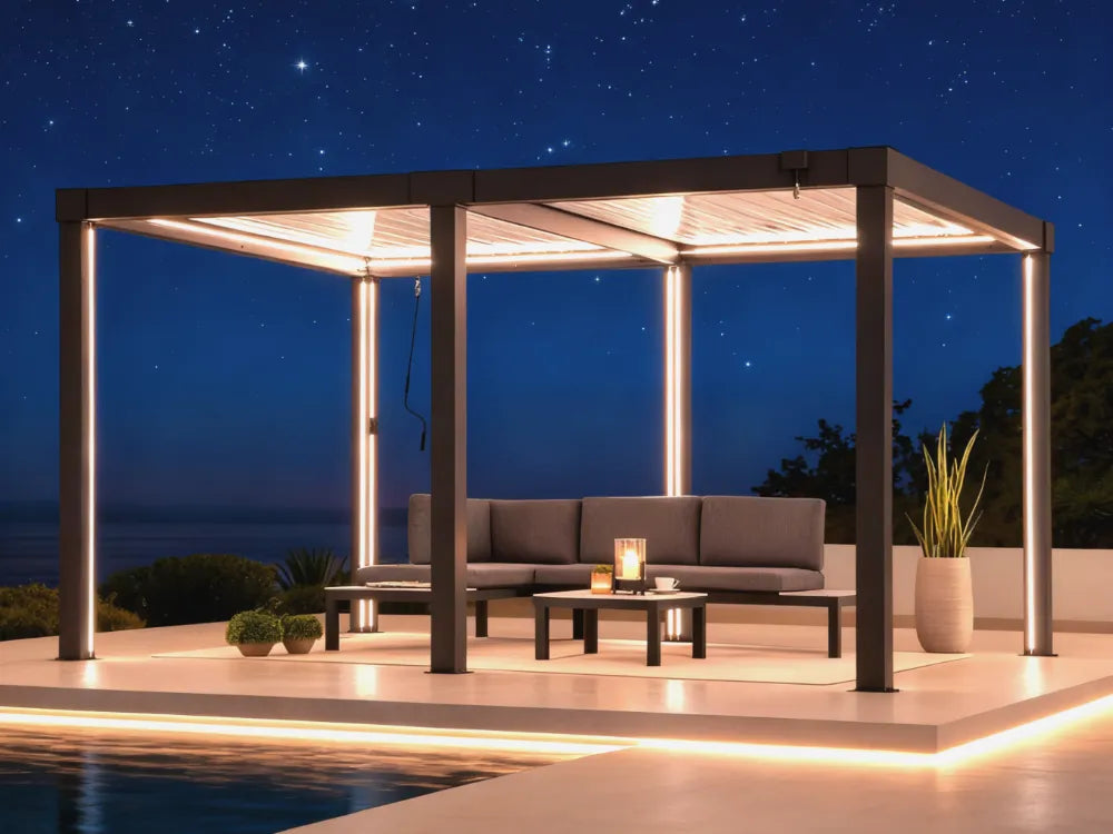 Solar Lighting for Modern Pergolas: Brighten Your Evenings the Sustainable Way