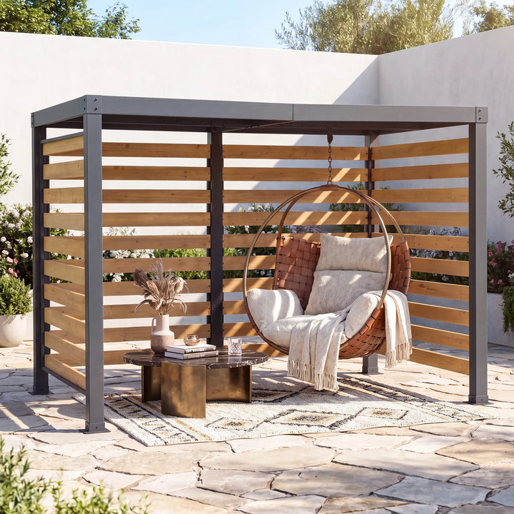 MARAO Modern Metal Pergola 3.13m x 1.91m