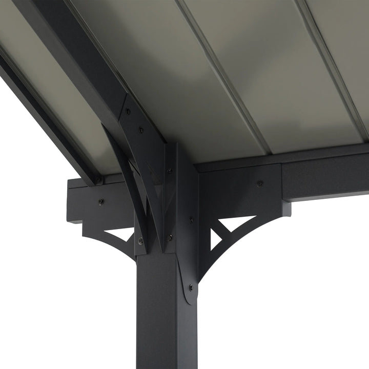 SUNJOY 6.1m x 3.67m Heavy-Duty Steel Frame Metal Carport
