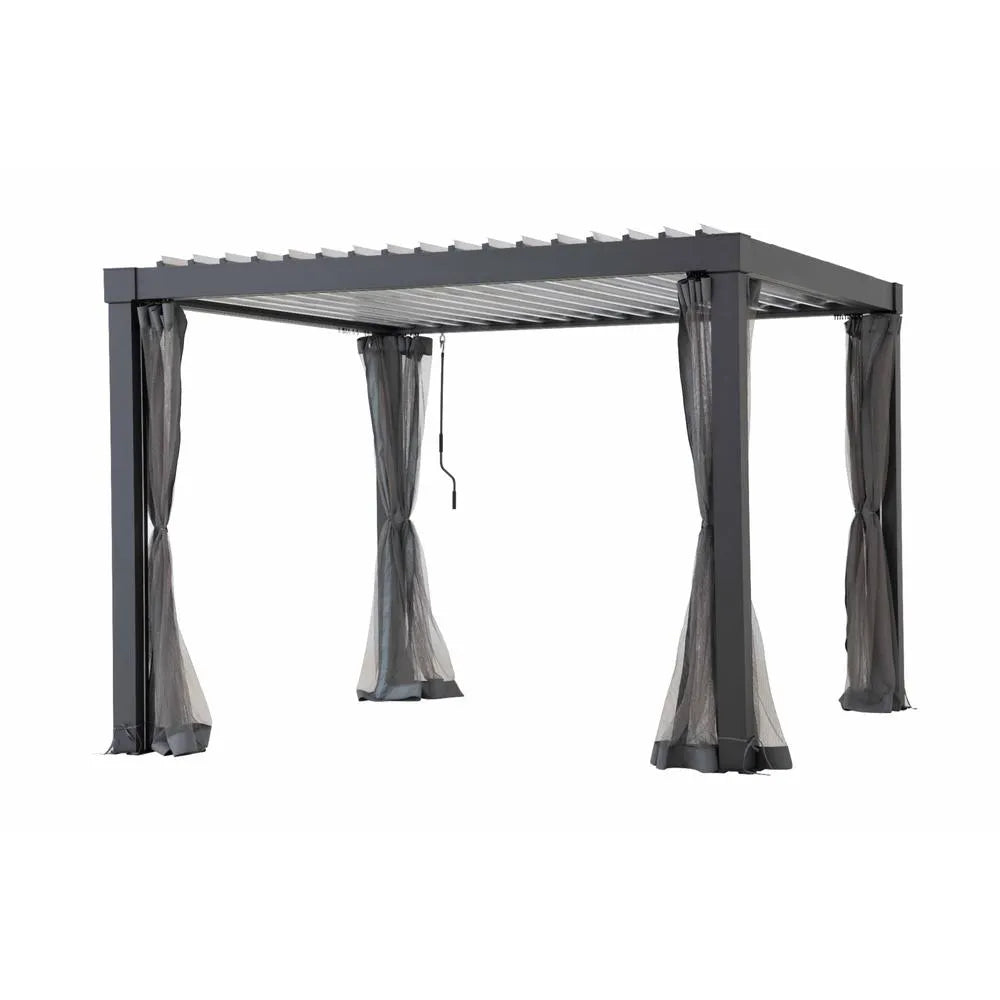 SUNJOY Pergola Mosquito Netting for 3.06m x 3.06m Multi Pergola