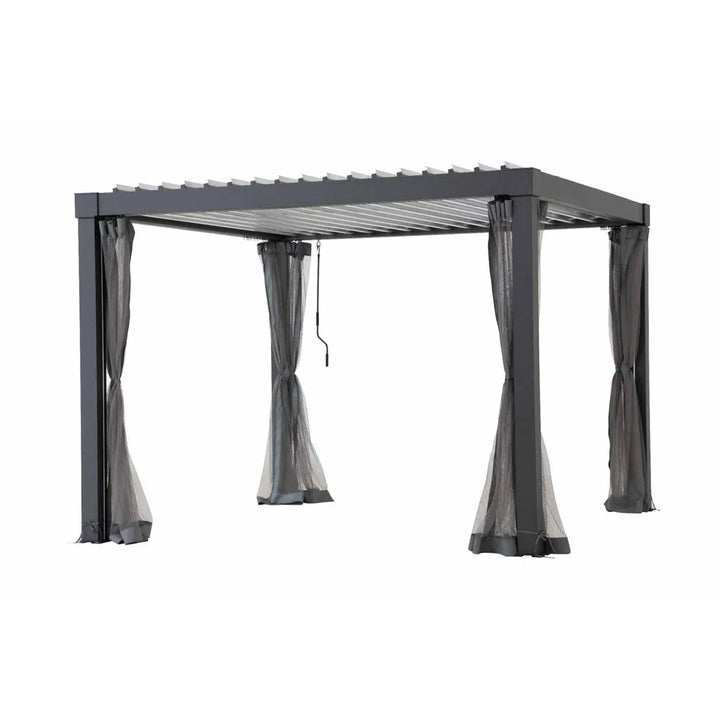 SUNJOY Pergola Mosquito Netting for 3.06m x 3.06m Multi Pergola