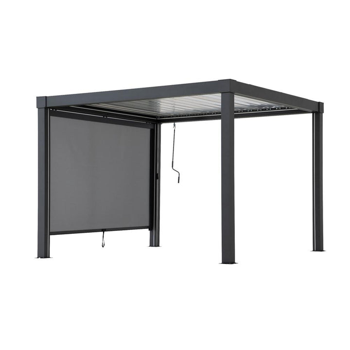 SUNJOY Matterhorn Multi Aluminium Pergola with Adjustable Rolling Screen 3m Side (1 PC) - 2.76m x 2.1m