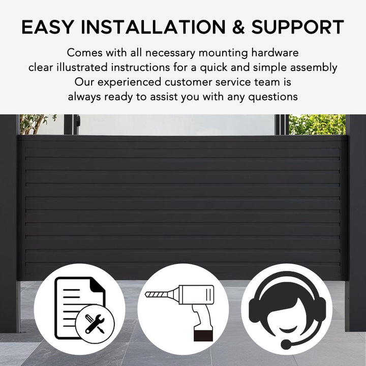 SUNJOY Powder Coated Bar For Matterhorn Multi Pergola 3m Side