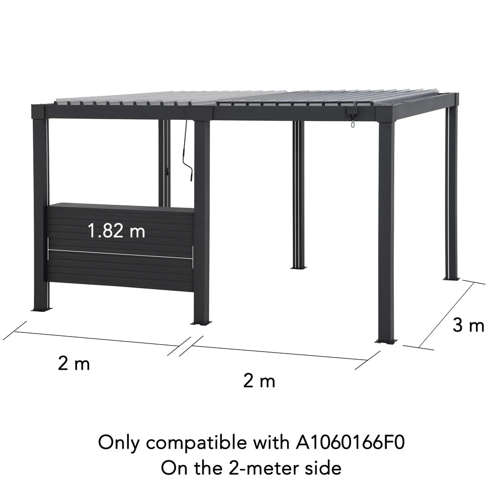SUNJOY Powder Coated Bar for Matterhorn Multi Pergola - 2m