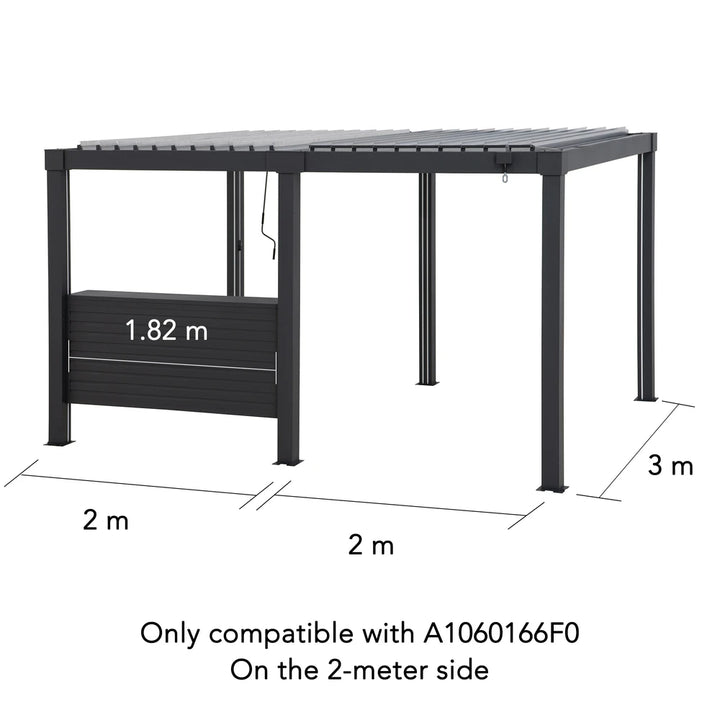 SUNJOY Powder Coated Bar for Matterhorn Multi Pergola - 2m