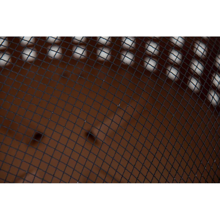 SUNJOY Outdoor Round Fire Pit with Mesh Cover Wood Burning Fire Pit TEIDE - Ø83cm 