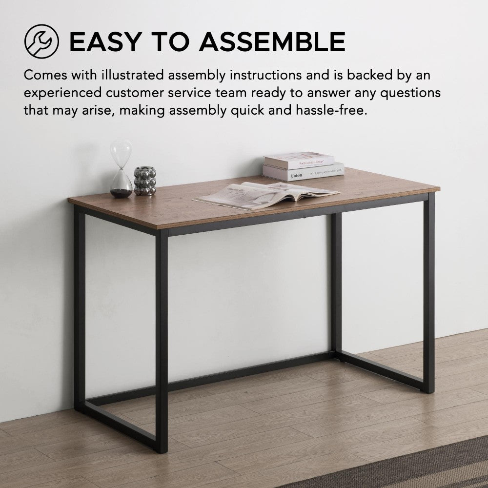 SUNJOY 1.2M Studio Space Leeden Desk Modern Design Home Office Computer Desk 
