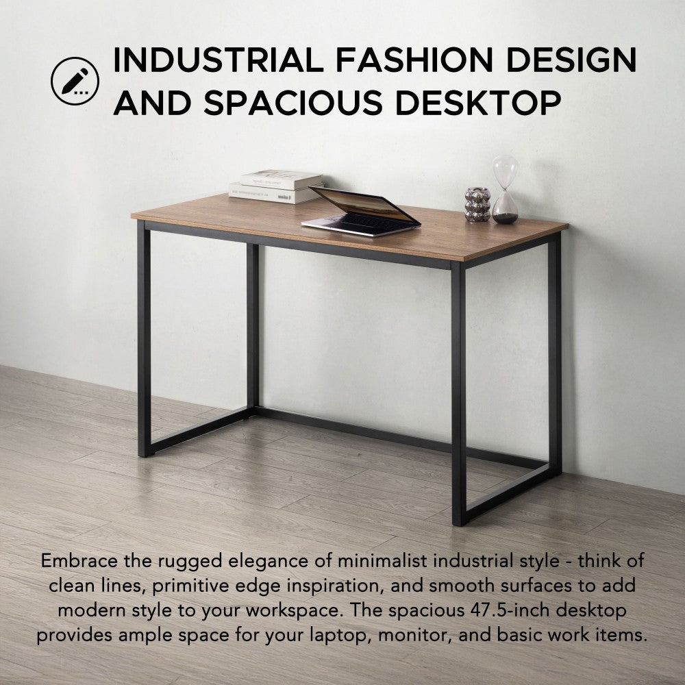 SUNJOY 1.2M Studio Space Leeden Desk Modern Design Home Office Computer Desk 