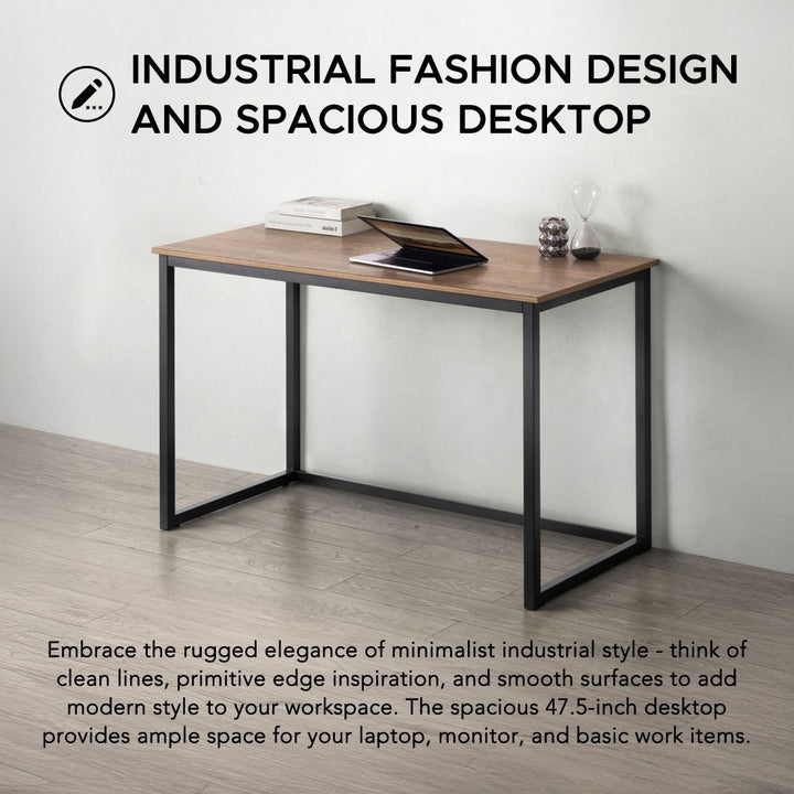 SUNJOY 1.2M Studio Space Leeden Desk Modern Design Home Office Computer Desk 