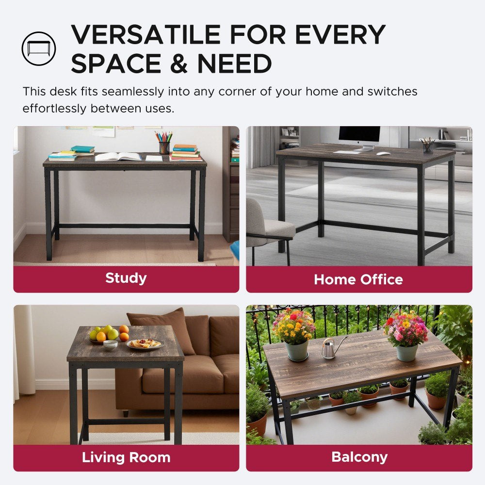 SUNJOY 1.2M Studio Space Hammerstein Desk Industrial Design Home Office Computer Desk 