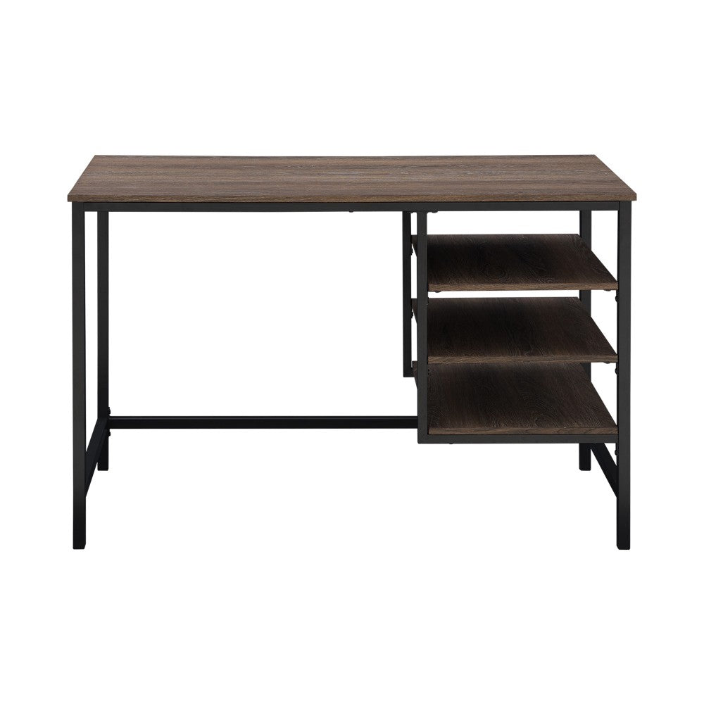SUNJOY 1.2M Studio Space Lattimore Desk Industrial Design Home Office Computer Desk with Shelves 