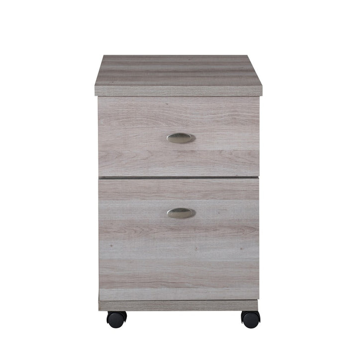 SUNJOY Studio Space Two-Drawer Mobile File Cabinet for Home and Office