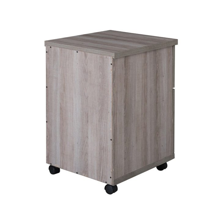SUNJOY Studio Space Two-Drawer Mobile File Cabinet for Home and Office