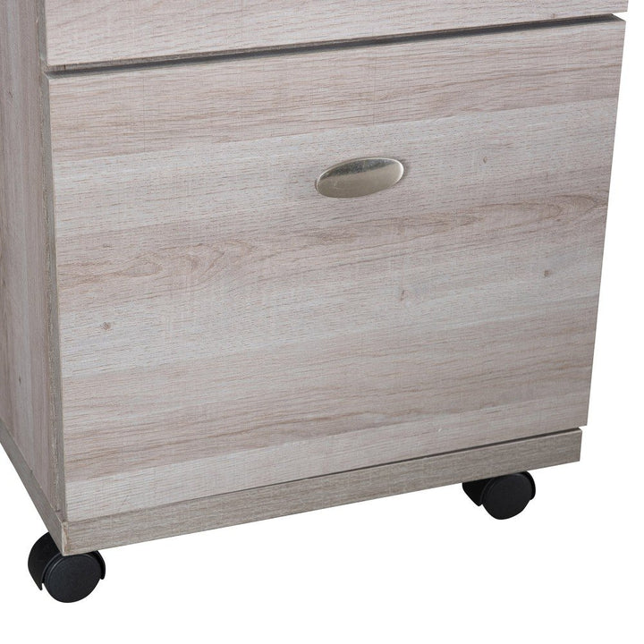 SUNJOY Studio Space Two-Drawer Mobile File Cabinet for Home and Office