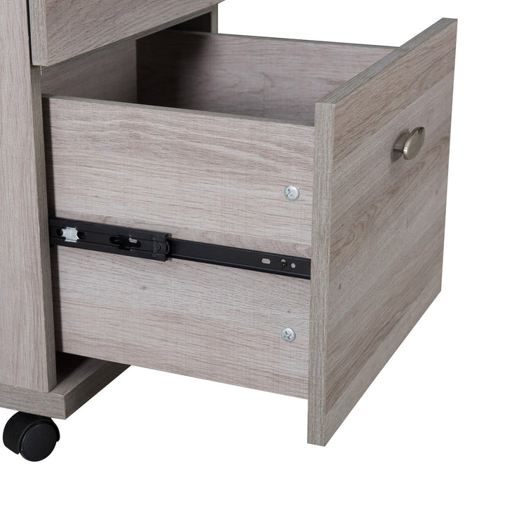 SUNJOY Studio Space Two-Drawer Mobile File Cabinet for Home and Office