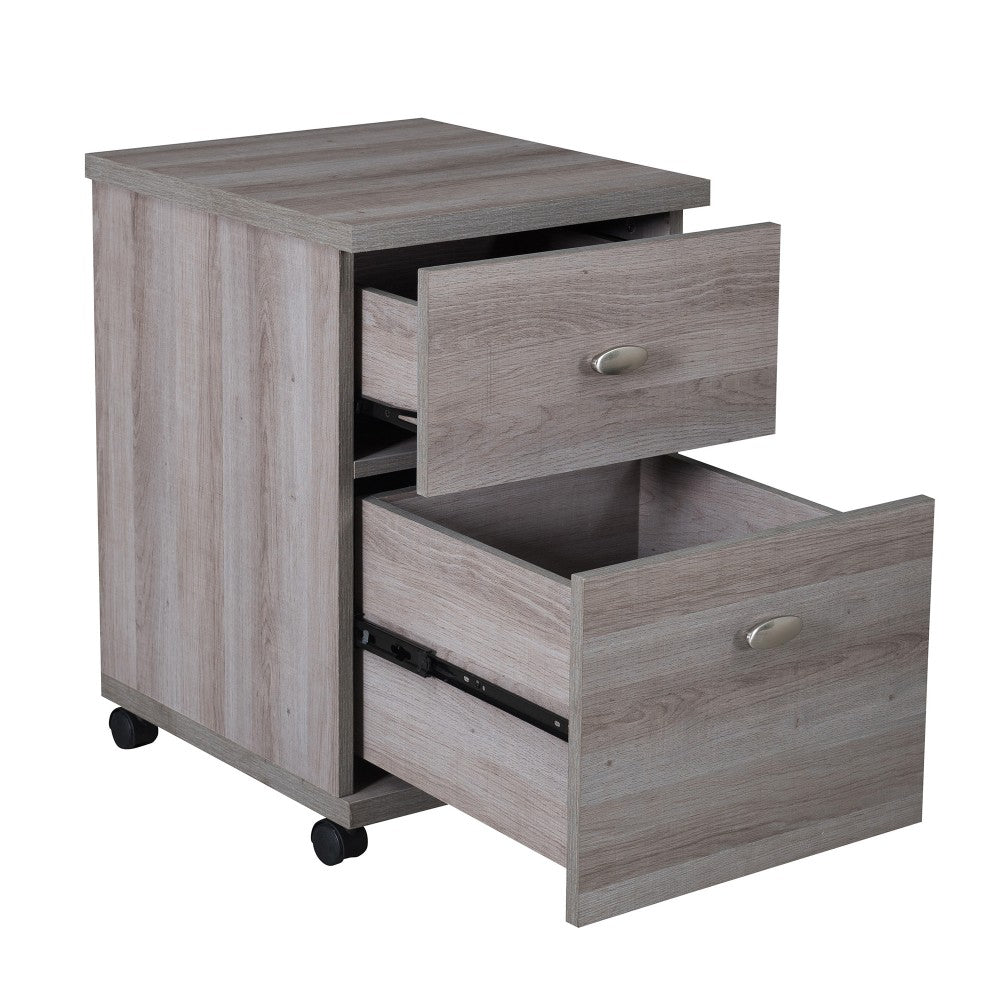 SUNJOY Studio Space Two-Drawer Mobile File Cabinet for Home and Office