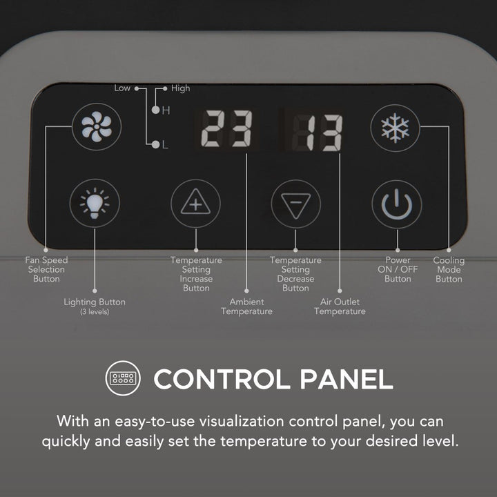 SUNJOY IceCove Portable Air Conditioner with 1 Power Bank for Outdoor and Indoors 