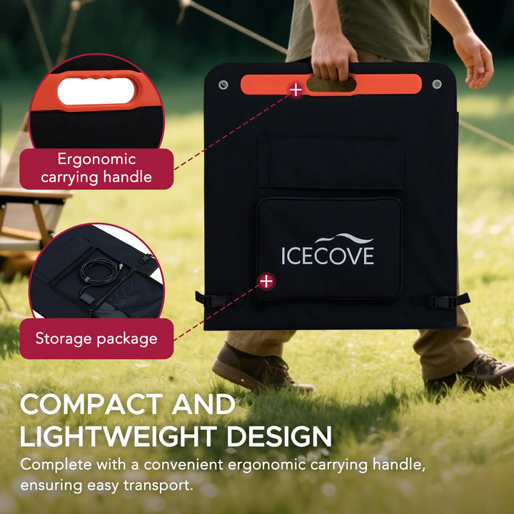 SUNJOY 226W Folding Portable Solar Panel for Air Conditioner 