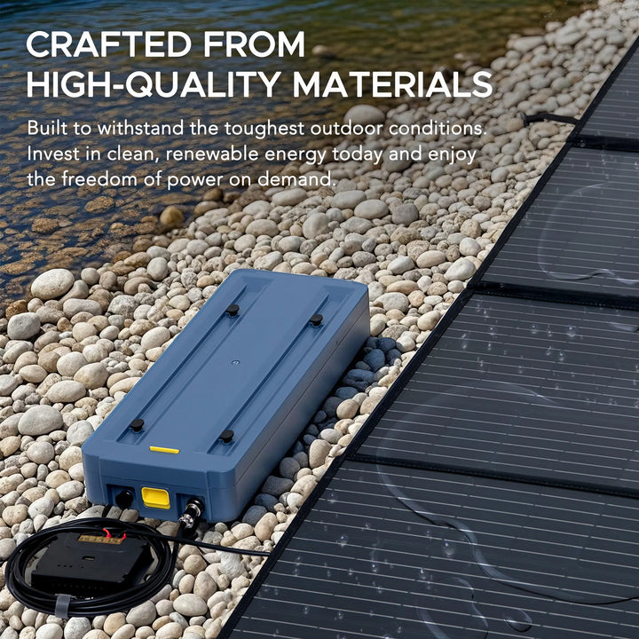 SUNJOY 226W Folding Portable Solar Panel for Air Conditioner 