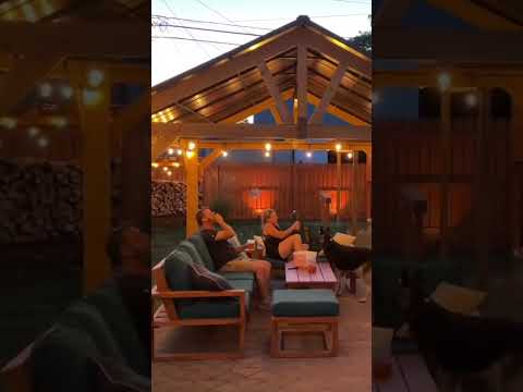 Backyard Movie Night Ideas, Create a Cozy Outdoor Lounge Area